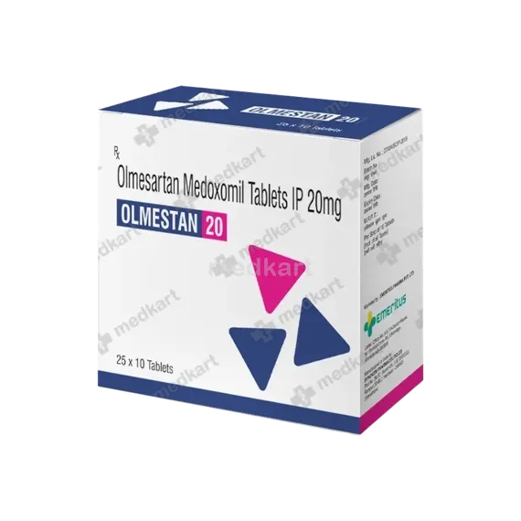 olmestan 20mg tablet 10's